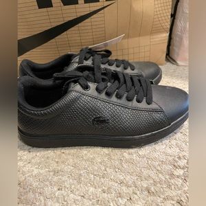 Barely Used LACOSTE Black Sneakers Women’s Size 6US